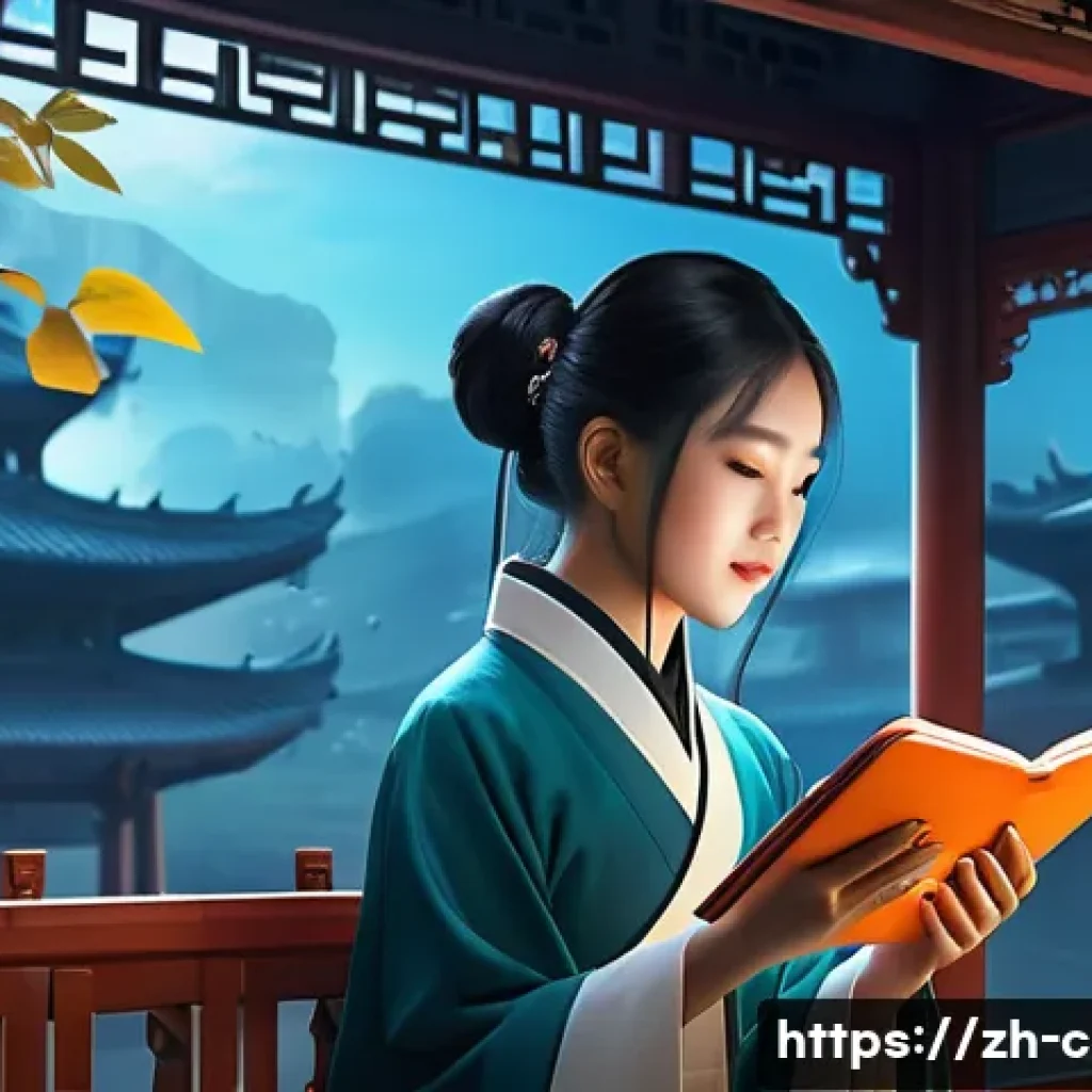 중국어 웹소설 사이트 소개 - **Prompt 1: The Immersive World of Web Novels** "A vibrant, high-angle shot of a young adult (18...